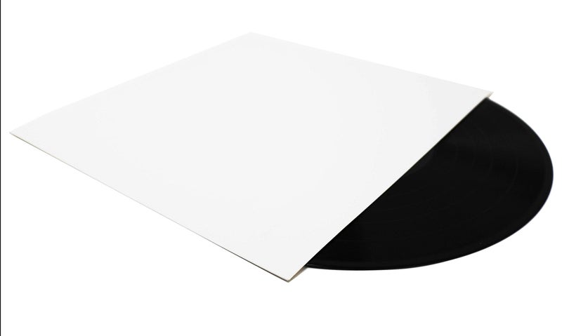 BIG FUDGE Pro Blank Album Jackets. 20 Album Covers (350gsm) Record Jackets. 12 Inch LP Vinyl Cover for Vinyl Record Inner Sleeves and Outer Sleeves. LP Jacket Covers, Cardboard Record Covers (White) - Image 4